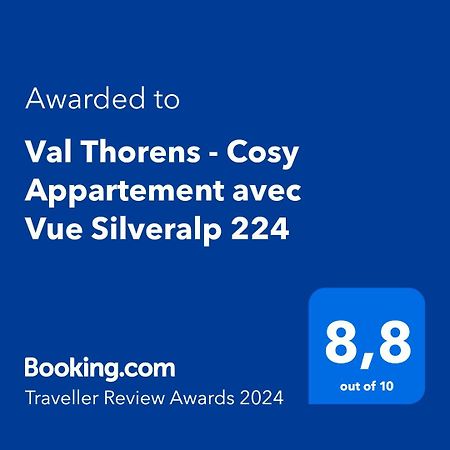 Val Thorens - Cosy Appartement Avec Vue Silveralp 224 Екстер'єр фото