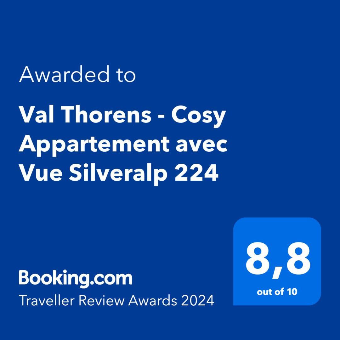 Val Thorens - Cosy Appartement Avec Vue Silveralp 224 Екстер'єр фото
